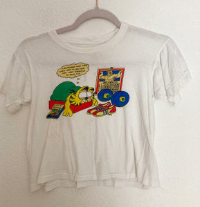 Vintage 80's Garfield baby tee tshirt