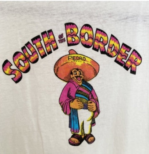 Vintage 80's South Of The Border ringer tee