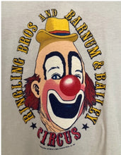 Load image into Gallery viewer, Vintage 1984 Clown Ringling Bros and Barnum &amp; Bailey  tee  50/50