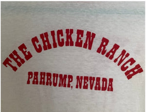 Vintage The Chicken Ranch Nevada whore house brothel  tshirt 50/50