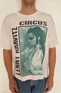 FREE SHIPPING: RARE &nbsp;1995 LENNY KRAVITZ Circus European Tour tee