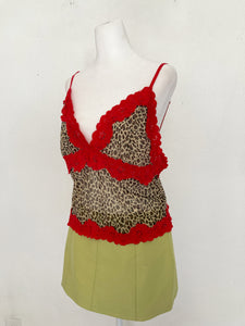 XXL Y2K RAMPAGE leopard print camisole
