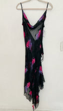 Load image into Gallery viewer, FREE SHIPPING: Y2K silk deadstock Shirley of Hollywood lingerie with matching thong sheer dress