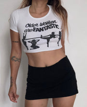 Load image into Gallery viewer, Vintage Old Women Are Fantastic cropped tee