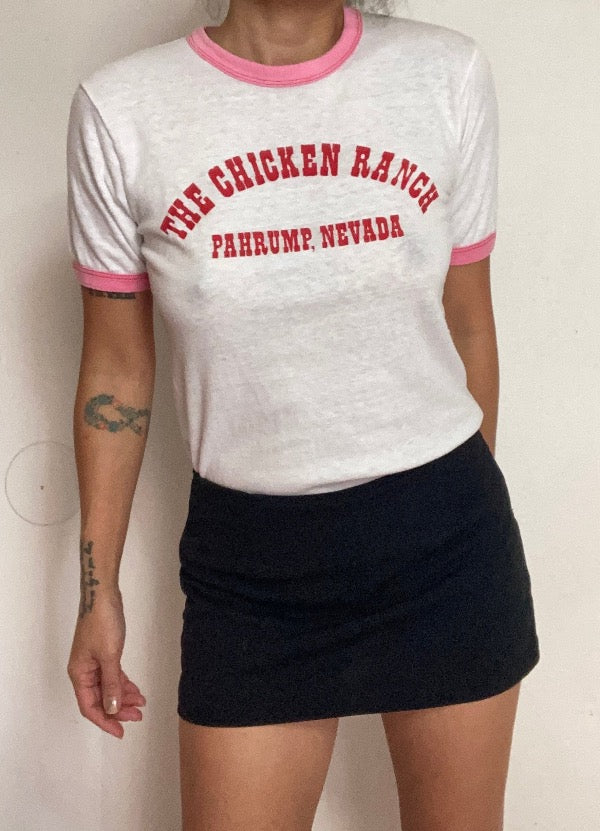 Vintage The Chicken Ranch Nevada whore house brothel  tshirt 50/50