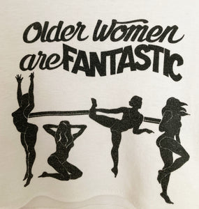 Vintage Old Women Are Fantastic cropped tee
