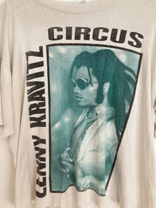 FREE SHIPPING: RARE &nbsp;1995 LENNY KRAVITZ Circus European Tour tee