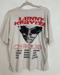FREE SHIPPING: RARE &nbsp;1995 LENNY KRAVITZ Circus European Tour tee