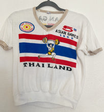 Load image into Gallery viewer, VERY RARE Vintage 1966 Asian Games Bangkok Thailand terry cloth tee