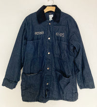 Load image into Gallery viewer, FREE SHIPPING: Vintage Prison Department Of Correction prisoner padded denim jacket
