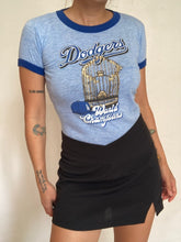 Load image into Gallery viewer, Vintage XS/S 1988 LA Dodgers ringer tee tshirt 50/50