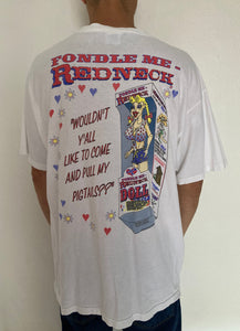 Vintage Redneck Doll funny. novelty print tee
