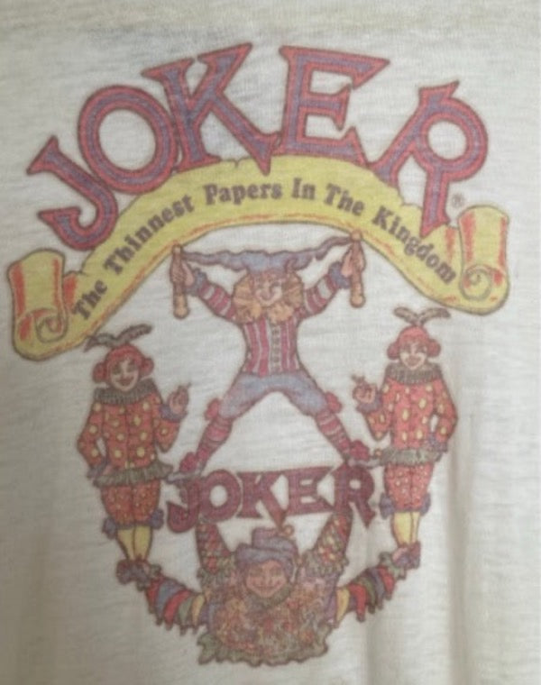 Vintage Joker Rolling Wrap Paper paper thin tee  50/50