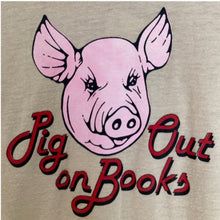 Load image into Gallery viewer, Vintage 80&#39;s Pig Out On Books tee