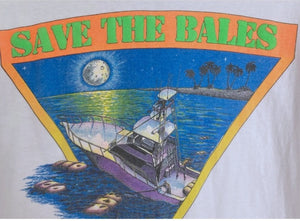 Vintage L/XL 90's Save the Bales coke cocaine tee