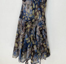 Load image into Gallery viewer, Vintage Y2K all over print ruching side maxi dress