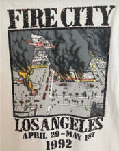 Load image into Gallery viewer, FREE SHIPPED: RARE Vintage L/XL 1992 Rodney King LA Riot tee tshirt