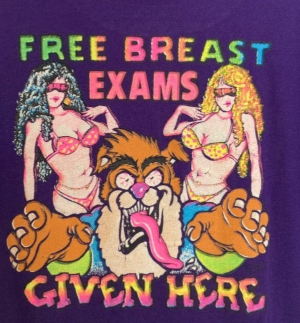 Vintage Free Breast Exam tee