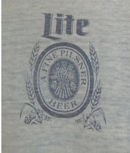 Load image into Gallery viewer, Vintage Miller Lite beer paper thin distressed promo tee