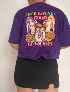 Vintage Free Breast Exam tee