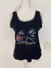 Load image into Gallery viewer, Vintage 90's WILD BREED lace trim ribbed tank top