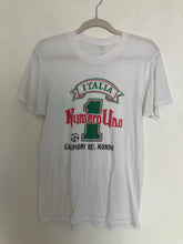 Load image into Gallery viewer, Vintage 80's Italian Numero Uno Campioni Del Mondo  football tee  50/50