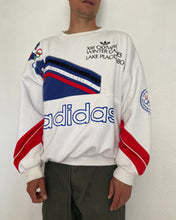 Load image into Gallery viewer, FREE SHIPPED Vintage 1980 ADIDAS Winter Olympic Lake Placid New York  sweatshirt
