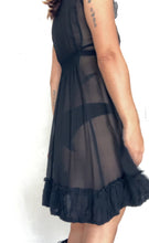 Load image into Gallery viewer, Y2K REBECCA TAYLOR sheer babydoll silk dress