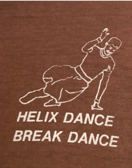Vintage Helix Dance Break Dance paper thin tee 50/50