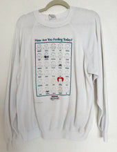Load image into Gallery viewer, Vintage How Are You Feeling Today Emotion crewneck 50/50
