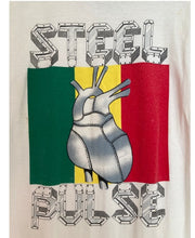 Load image into Gallery viewer, FREE SHIPPING: Vintage 80's STEEL PULSE reggae band music tee