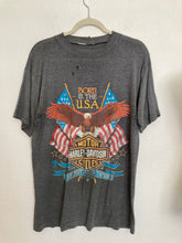 Load image into Gallery viewer, Vintage Harley Davidson Born In The USA distressed tee