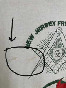 Vintage New Jersey Devils hockey FREEMASONS tee