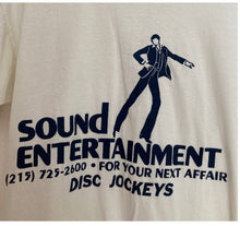 Load image into Gallery viewer, Vintage 80's Sound Entertainment Disc Jockeys &nbsp;DJ tee