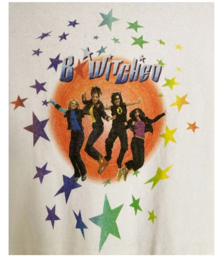 Vintage B*Witched girl group band cropped tee