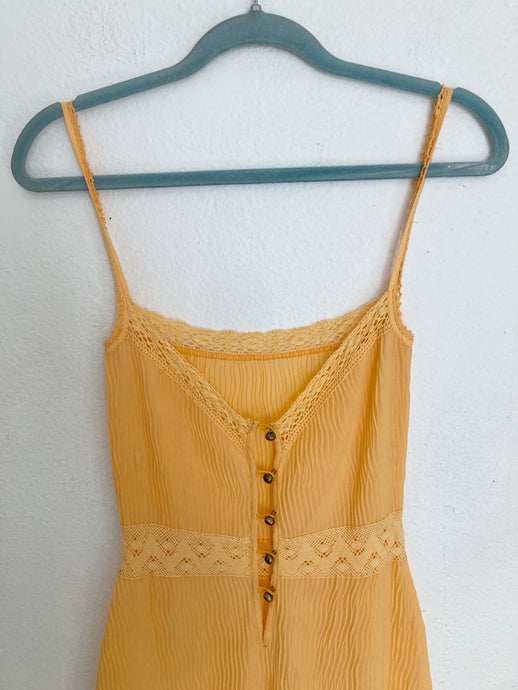 XS/S petite Vintage 60's 70's pleated dress