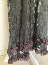 Load image into Gallery viewer, Vintage lace ruffle trim sheer night gown