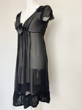 Load image into Gallery viewer, Y2K REBECCA TAYLOR sheer babydoll silk dress