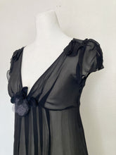 Load image into Gallery viewer, Y2K REBECCA TAYLOR sheer babydoll silk dress