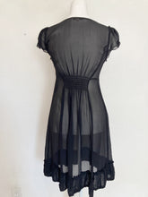 Load image into Gallery viewer, Y2K REBECCA TAYLOR sheer babydoll silk dress