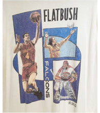 Load image into Gallery viewer, L/XL Vintage Flatbush Falcons Brooklyn New York highschool tee