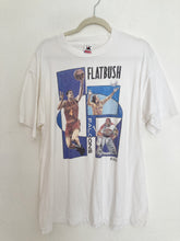 Load image into Gallery viewer, L/XL Vintage Flatbush Falcons Brooklyn New York highschool tee