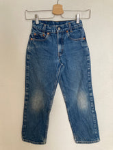 Load image into Gallery viewer, 21" Vintage made in USA Levi's KIDS jeans denim