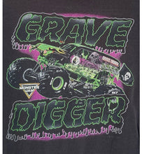 Load image into Gallery viewer, XS/S Vintage 90's Grave Digger Monster Jam 4x4 baby tee