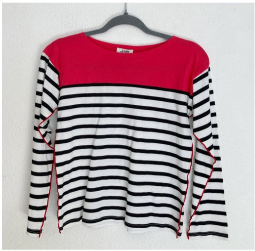 JUNIOR GAULTIER  striped  classic JPG tee