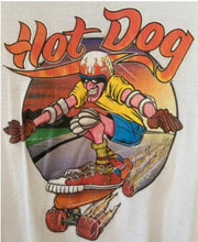 Load image into Gallery viewer, Vintage 80&#39;s Hot Dog Skateboarding ribbed tank