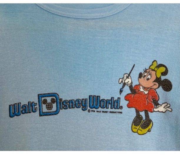 70's vintage DISNEY WORLD ribbed tee