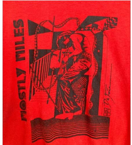 FREE SHIPPING: RARE 70's 80's MILES DAVIS jazz tee tshirt