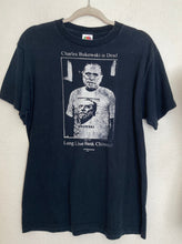 Load image into Gallery viewer, FREE SHIPPING: Vintage Charles Bukowski Is Dead Long Live Hank Chinaski tee