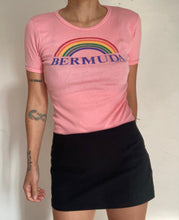 Load image into Gallery viewer, Vintage 1980 Bermuda Rainbow ribbed tee